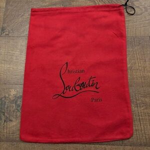 Christian Louboutin Vibrant Red Shoe Bag